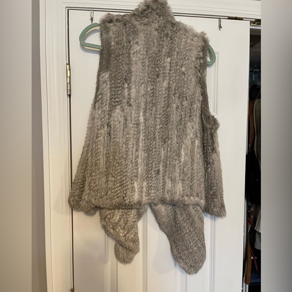 525 America luxe fur vest open front women’s - Picture 2 of 3